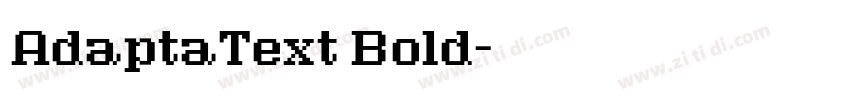 AdaptaText Bold字体转换 AdaptaText Bold字体转换